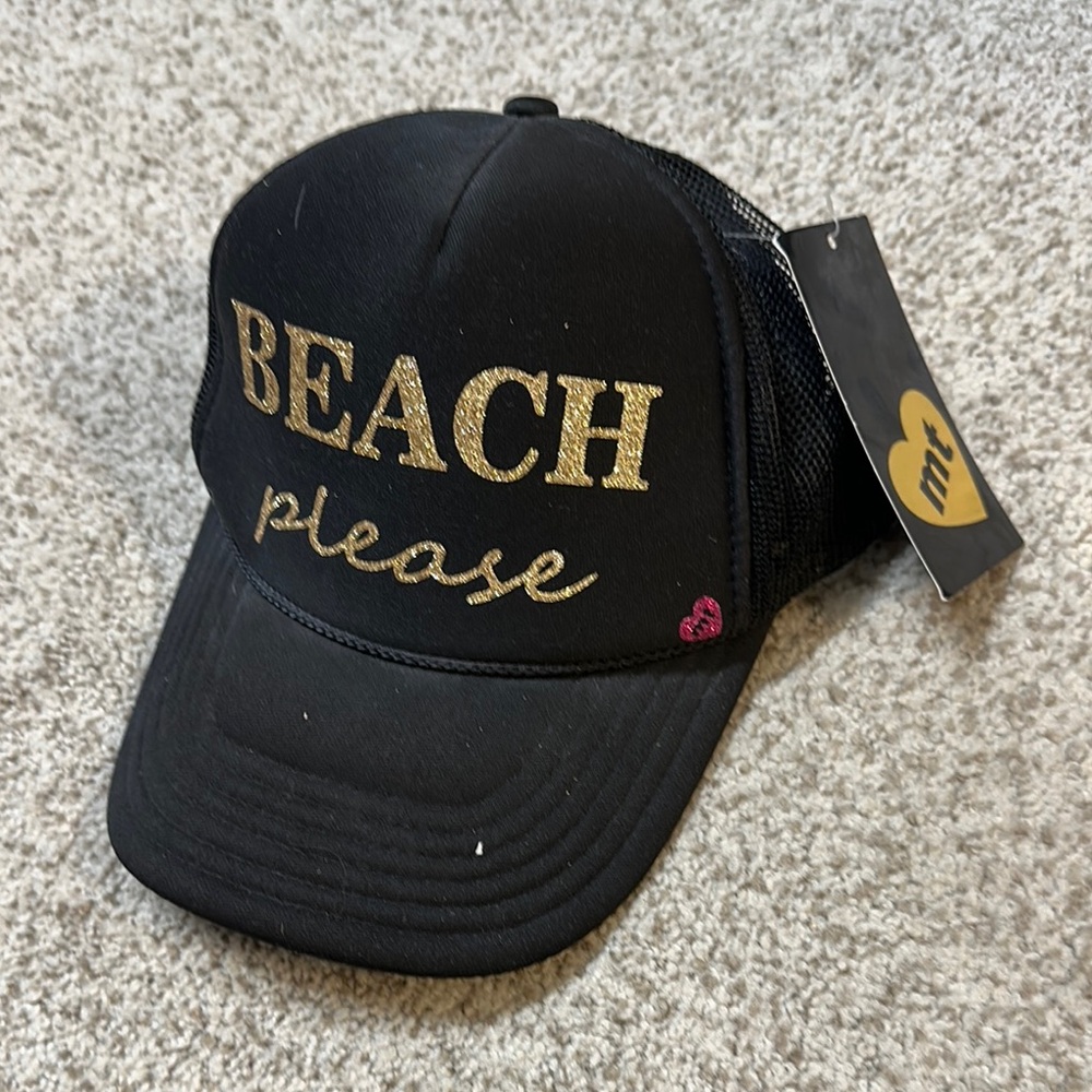 MT Black and Gold Women's Trucker Hat